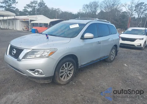 2014 Nissan Pathfinder Sl из США, поврежденный, VIN 5N1AR2MN0EC613037